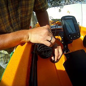 KAYAK FISHFINDER MOUNTING; ECHOLOTEINBAU KAJAK; Abu Dhabi #7