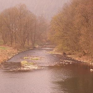 Alter Aggerstrecke unterhalb "Looper Stausee" (Staumauer)