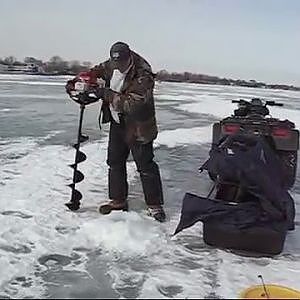 ICE FISHING FOR PERCH