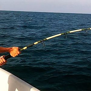 Tarpon Fishing - Girl Catches Nice Tarpon - Miami Beach