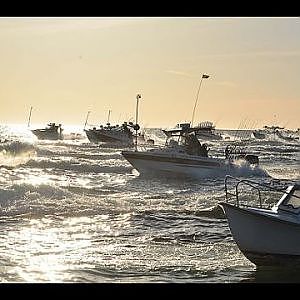 Trolling Master Bornholm 2012: Salmon downrigger strikes compilation, take down