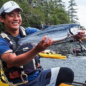 Salmon Kayak Fishing แซลมอน คายัคฟิชชิ่ง!