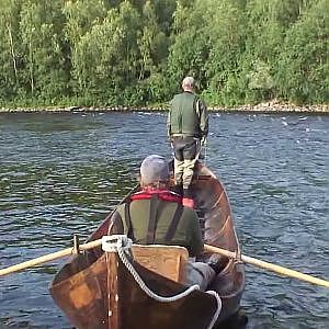 4.Fly fishing big atlantic salmon in the Alta river