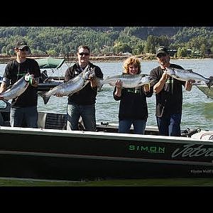 Columbia River Wobbler Fishing & Fall Chinook at the mouth of the Klickitat