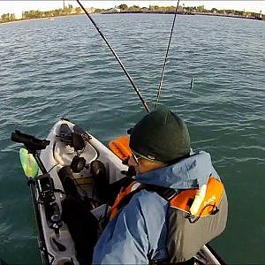 Kayak Fishing Lake Michigan King Salmon