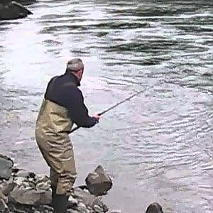 Fly Fishing South America Petrohue - Chinook  Salmon - Flyfishing South America Travel