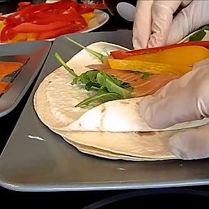 Leckerste Lachs Wraps