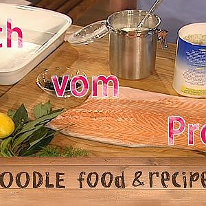Hausgebeizter Lachs mit Senf-Dill Sauce | Björn Freitag I Foodle -- Food & Recipe