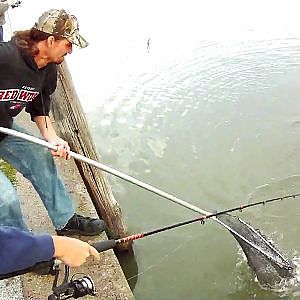 Muskie Fishing from Shore