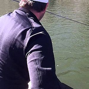 Fly fishing in Virginia for Musky with New Angle Fishing Company