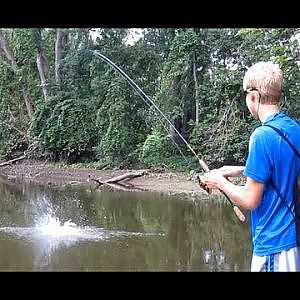 River fishing Smallmouth bass and Pike