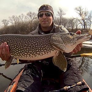 Open Water Pike Fishing 3-20-2014