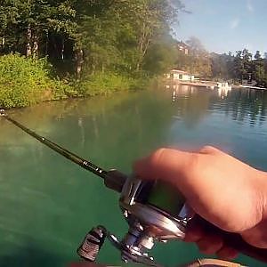 Pike fishing with top water baits, lake Bled - jezero Bled 2012 - Blejske mične gospodične