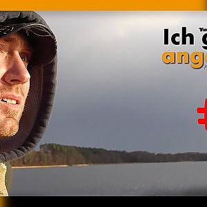 Angeln auf Hecht im großen See