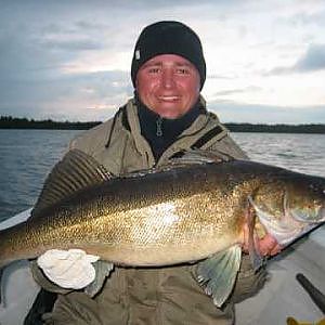 Big Zander Gös Walleye fischen fiska fishing in Schweden Sverige Sweden 2009.wmv