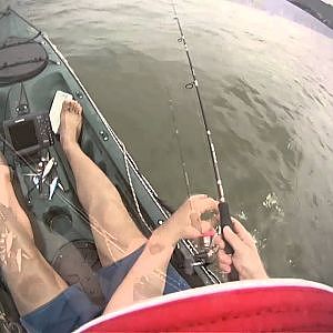 Balatoni süllők nyomában pergetőbottal - Kayak fishing for walleye (zander) on lake Balaton 2011