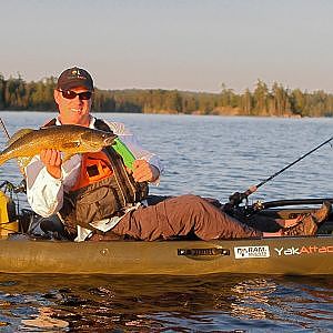 Kayak Walleye Fishing