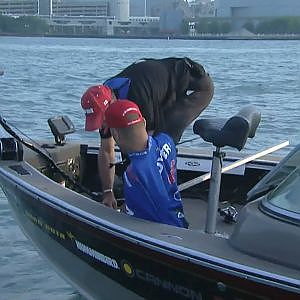 Walleye worm-harness, Detroit River, ON Part 1 of 4