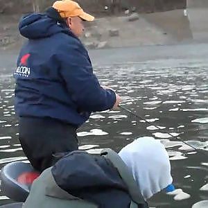 Upper Bull Shoals Walleye on a Cold Morning in February