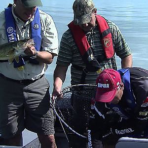 Fishing for Walleye, Bay of Quinte, ON