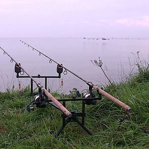 Piet Vogel Karpervissen op groot water