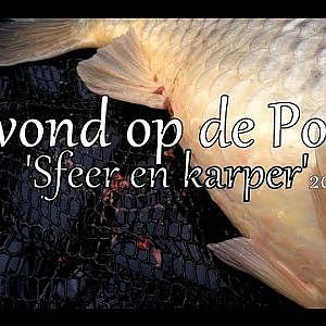 Een avondje karpervissen op de poel met Ruben en Martijn.