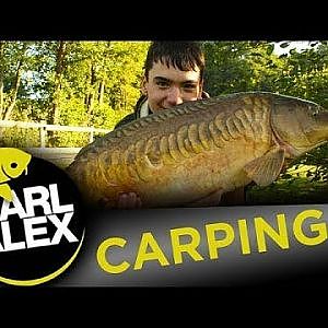 Carp fishing - A social session in summer - Carl and Alex Fishing - 2013