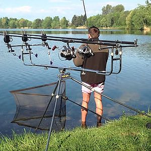 Live-Fallbiss & Vollrun, Carp Run FOX NTXr Bissanzeiger by Hase (Carpfishing, Karpfenangeln)