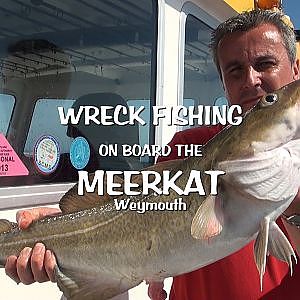 Weymouth Dorset UK wreck sea fishing onboard the angling charter boat The MeerKat