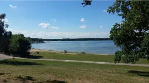 Müggelsee - Blick auf Strandbad Rahnsdorf