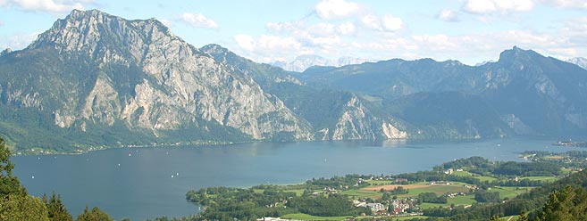 Traunsee - Gewässerbild von obersalzach