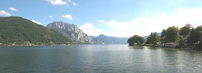 Traunsee - Gewässerbild von obersalzach