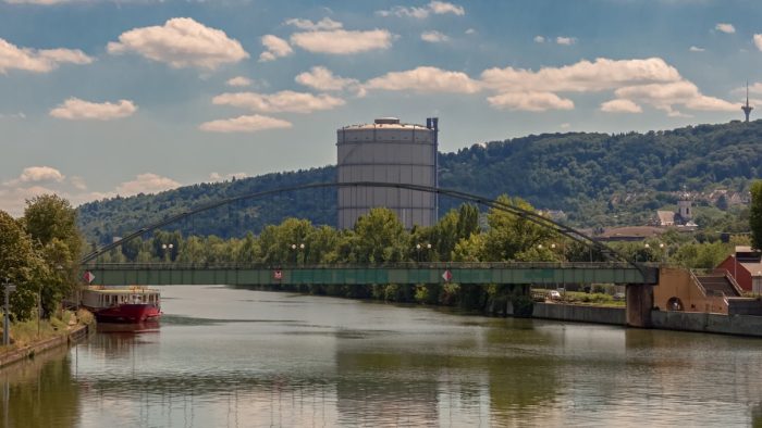 Neckar bei Stuttgart - Bild von pb