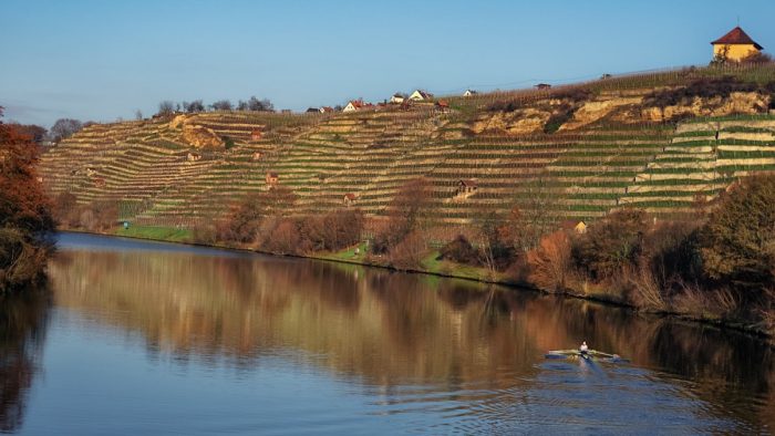 Neckar bei Stuttgart - Bild von pb