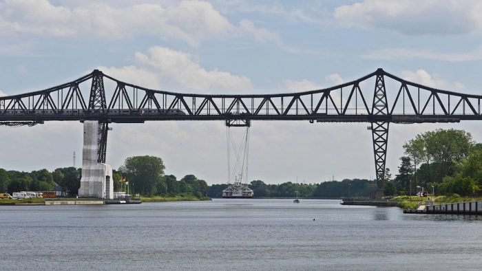 Nord Ostsee Kanal bei Rendsburg - Bild von pb