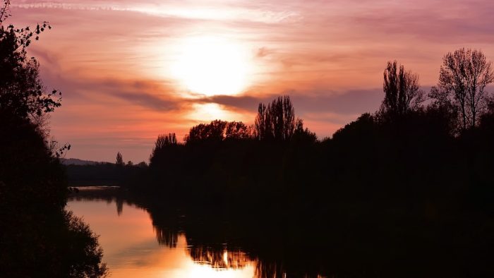 Untere Isar bei Landau - Bild von pb