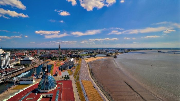 Weser bei Bremerhaven - Bild von pb