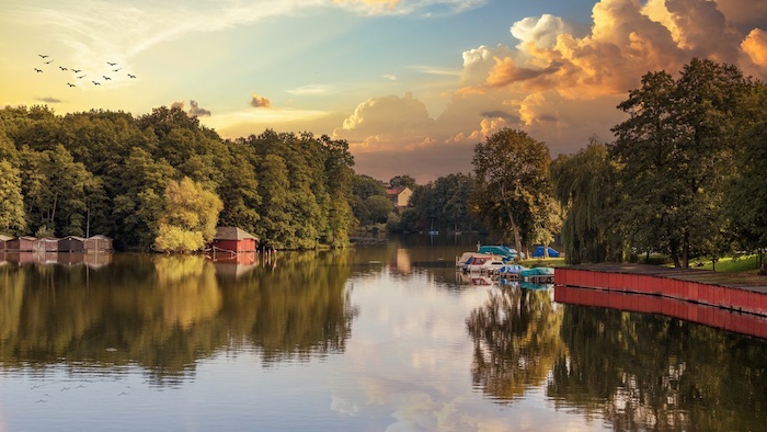 Stadtsee Templin - Bild von pb