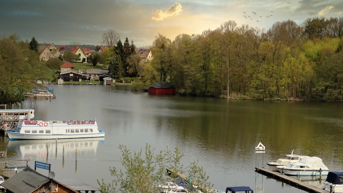 Stadtsee Templin - Bild von pb