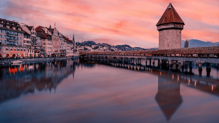 Angeln in der Schweiz, Luzern, Fluss Reuss