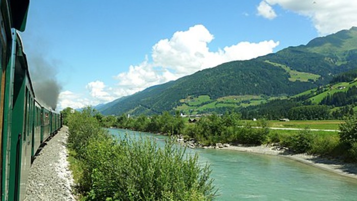 Salzach im Oberpinzgau – Bild von Bahnfrend, CC BY-SA 4.0, via Wikimedia Commons